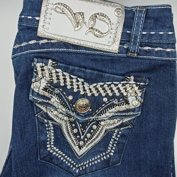 Vingin Only Straight Leg Women Blue Jeans Size 9 - Picture 13 of 13